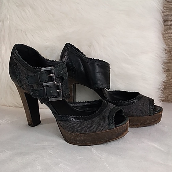 1 inch block heel